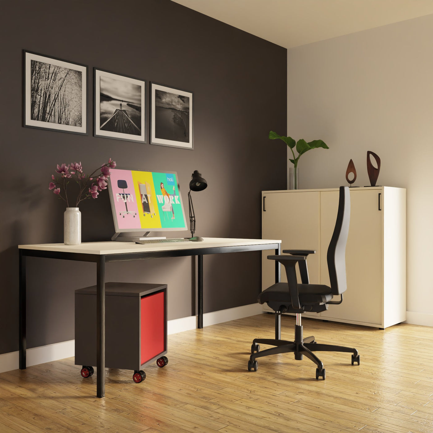 Hali - Hali Bully - Storage - Dark Grey - Chili - 123HomeOffice