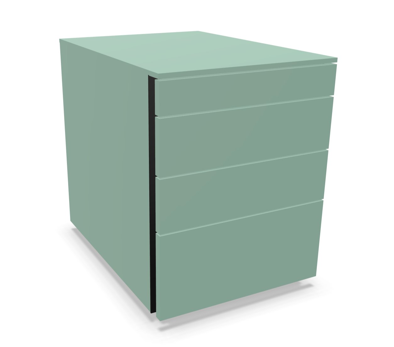 Hali - Hali Rollcontainer - Storage - Größe (B x H x L): 43.2 cm x 56 cm x 60cm - Marino - 123HomeOffice