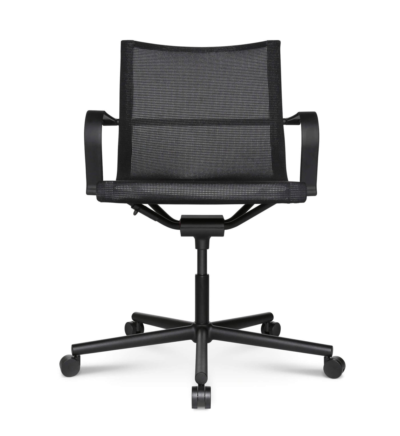 Wagner - D1 Office Arbeitsstuhl Schwarz m. Rollen - OFFICE CHAIRS - Mit Armlehne - 123HomeOffice