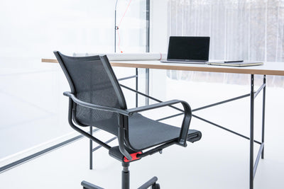 Wagner - D1 Office Arbeitsstuhl Schwarz m. Rollen - OFFICE CHAIRS - Mit Armlehne - 123HomeOffice