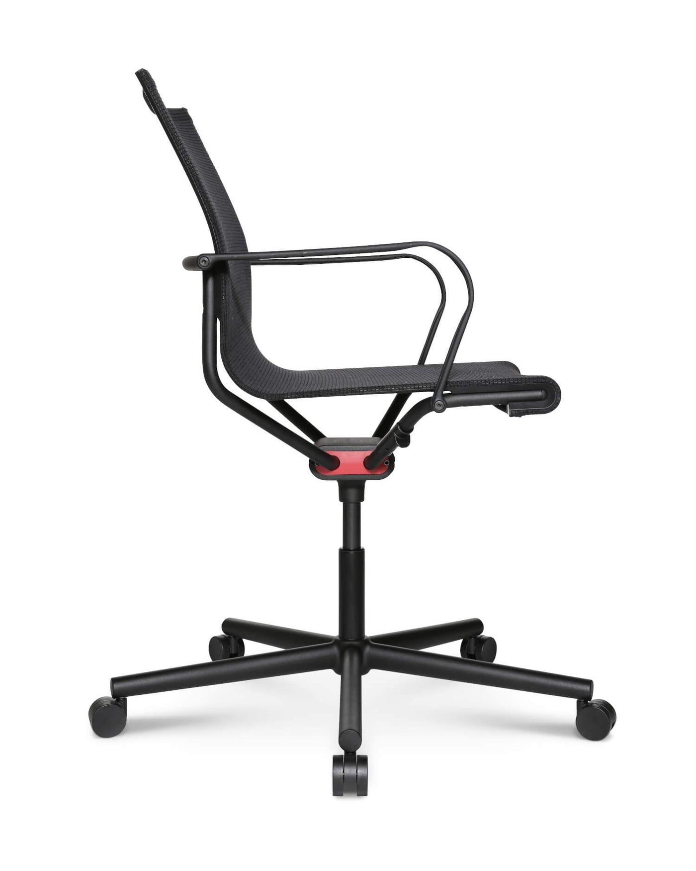 Wagner - D1 Office Arbeitsstuhl Schwarz m. Rollen - OFFICE CHAIRS - Mit Armlehne - 123HomeOffice