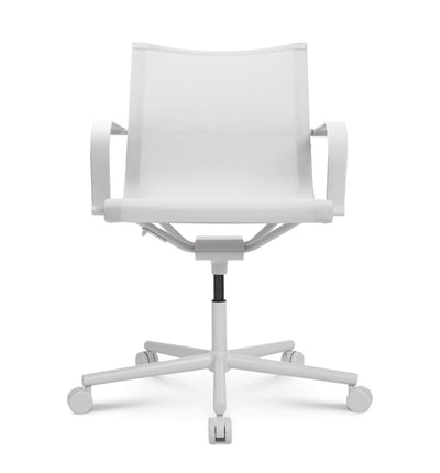 Wagner - D1 Office Arbeitsstuhl Weiss m. Rollen - OFFICE CHAIRS - Ohne Armlehne - 123HomeOffice