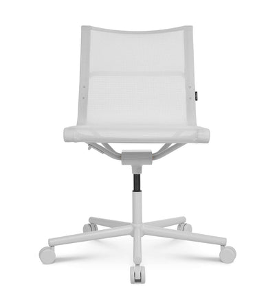 Wagner - D1 Office Arbeitsstuhl Weiss m. Rollen - OFFICE CHAIRS - Ohne Armlehne - 123HomeOffice