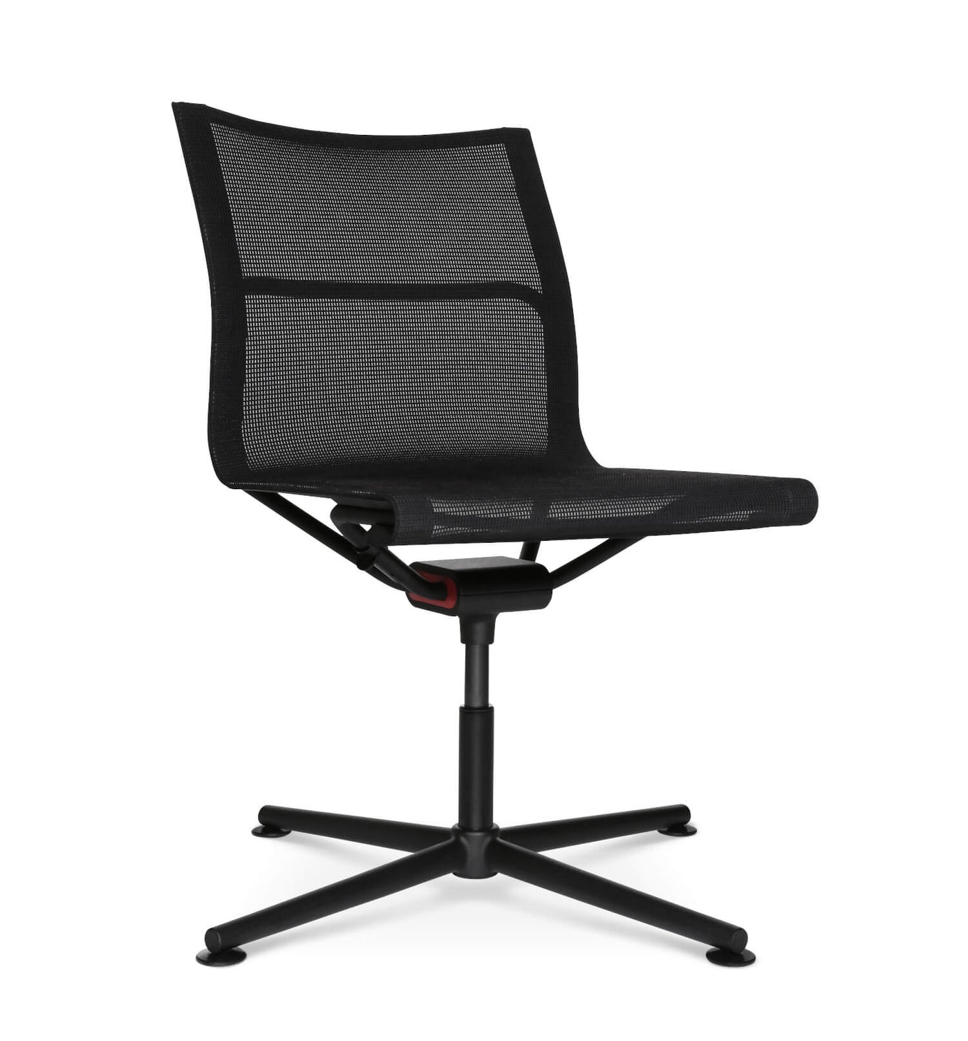 Wagner - D1 Office Besucherstuhl Schwarz m. Gleitern - OFFICE CHAIRS - Ohne Armlehne - 123HomeOffice