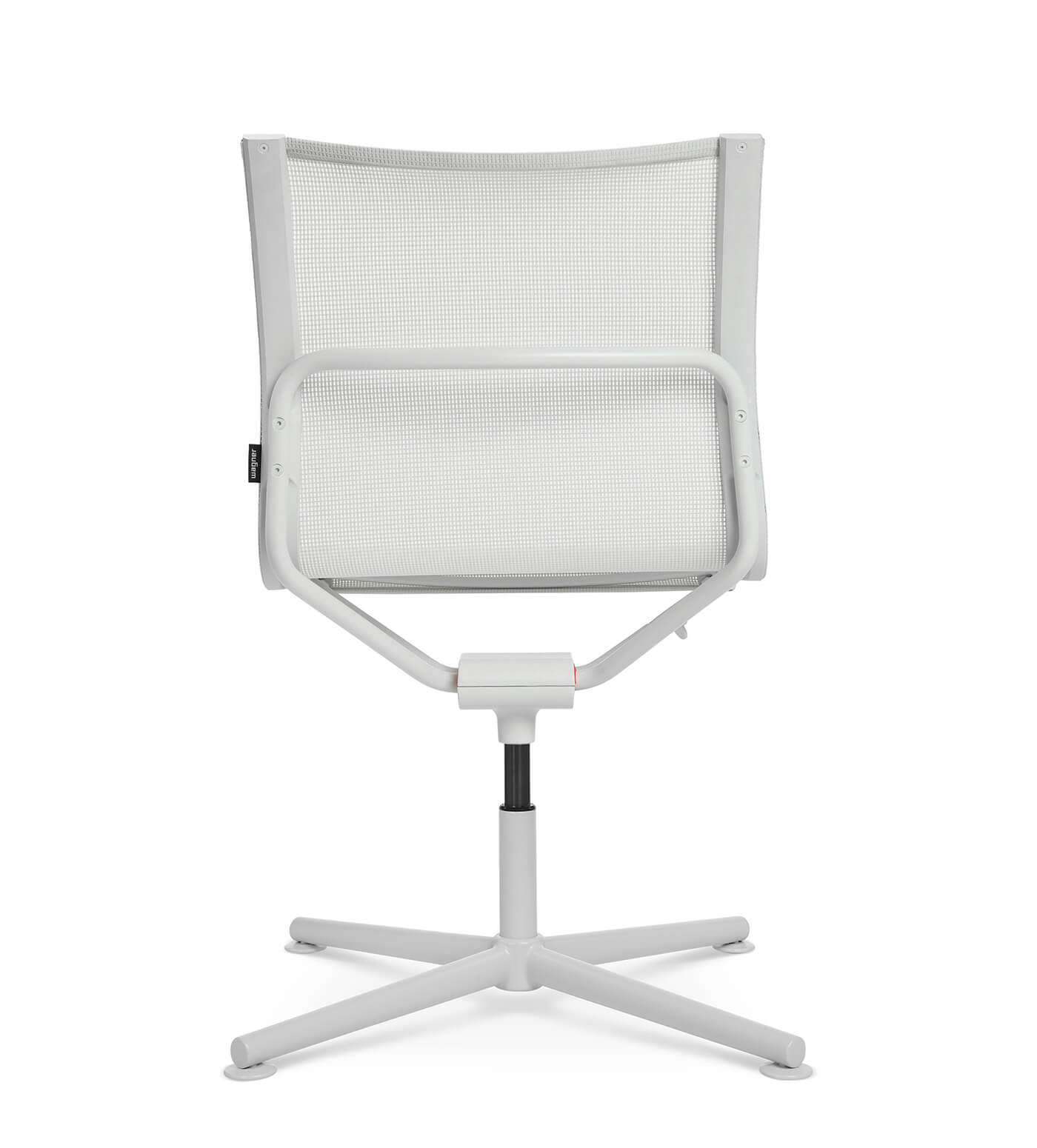 Wagner - D1 Office Besucherstuhl Weiss m. Gleitern - OFFICE CHAIRS - Ohne Armlehne - 123HomeOffice